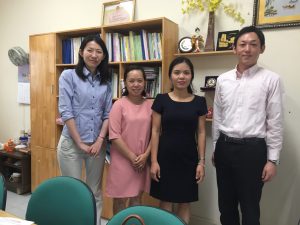 ベトナム　ハノイ国家大学外国語大学を訪問