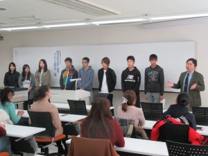 本学外国人留学生が新潟農業・バイオ専門学校（ABio）の学生と国際交流会を開催