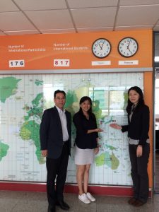 台湾　国立台北大学を訪問