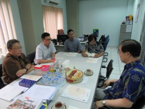 インドネシア　ダルマプルサダ大学を訪問