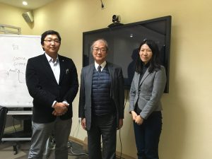 モンゴル国立大学　経済学部を訪問
