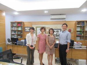 ベトナム　ハノイ大学を訪問