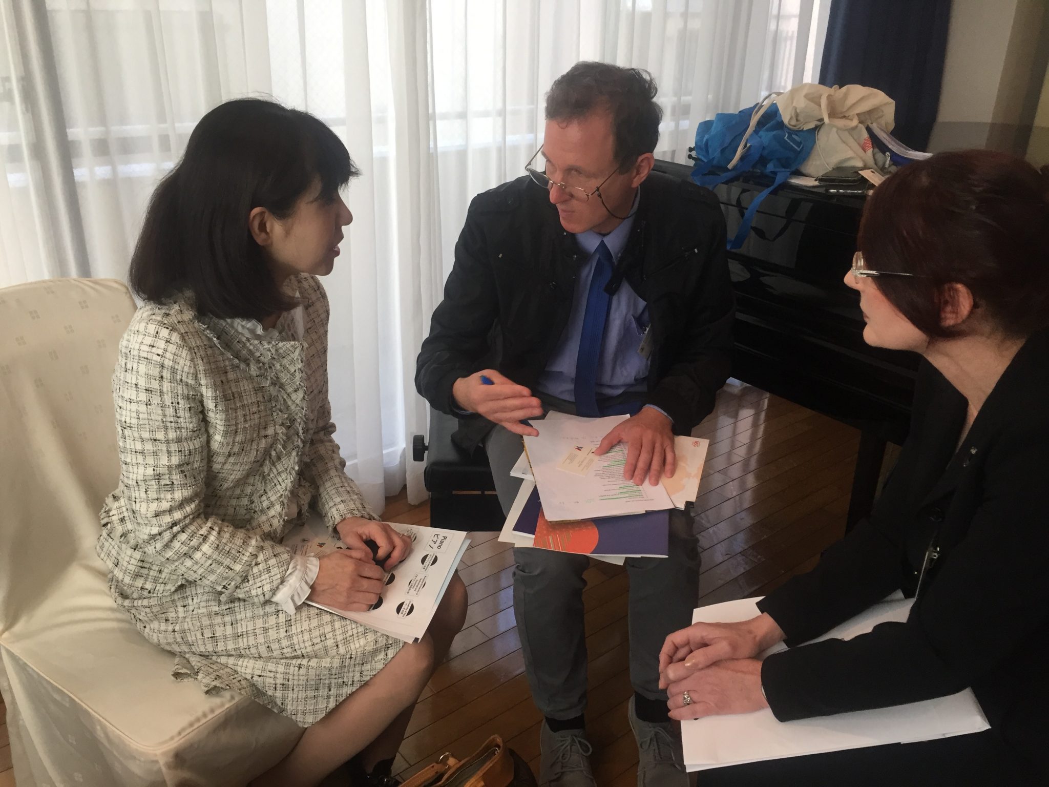 駐日ハンガリー大使館にて交流会に参加