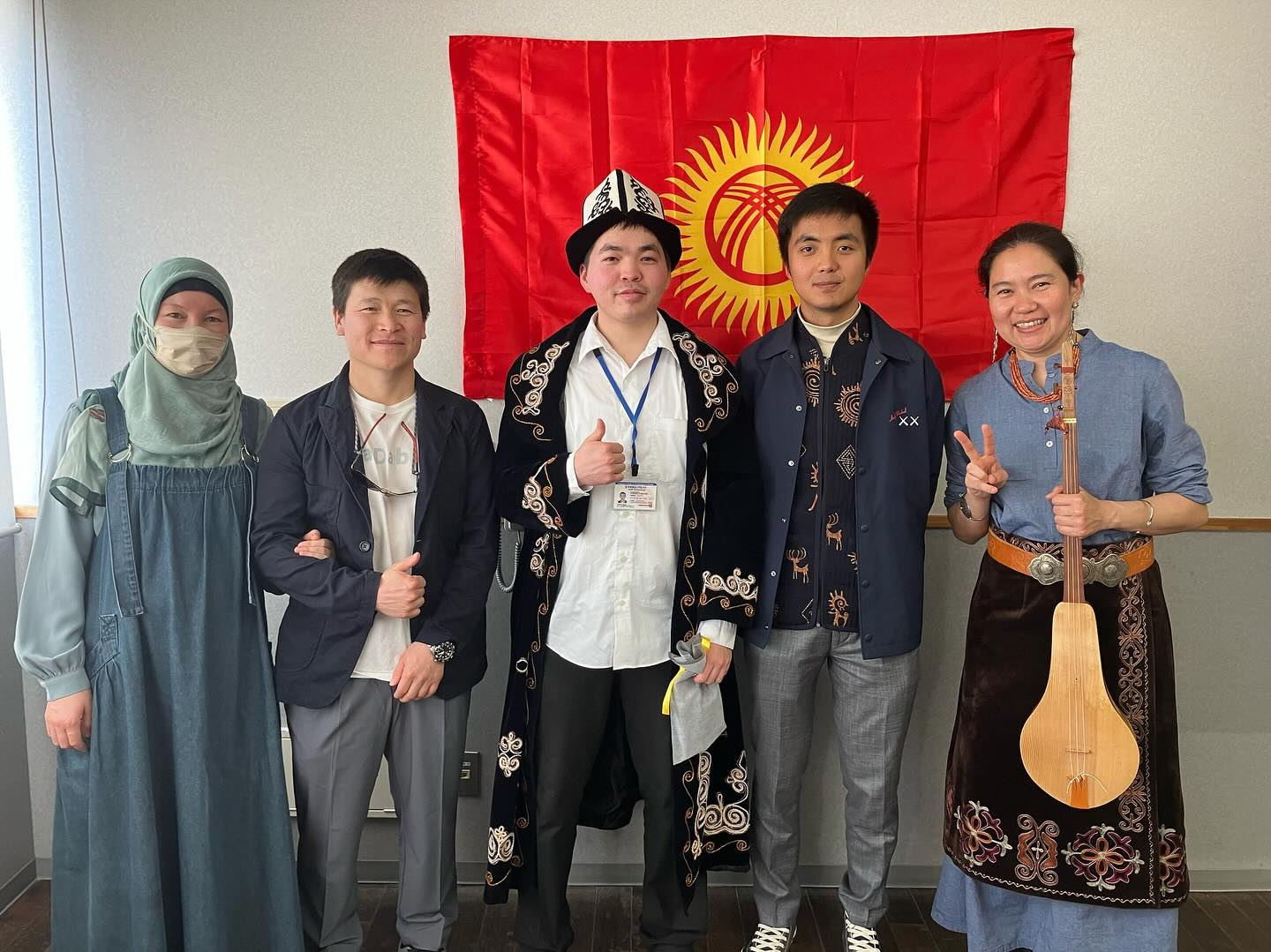 キルギス出身の在学生が新潟市国際交流協会主催「外国を知る講座」特別編の講師を務めました