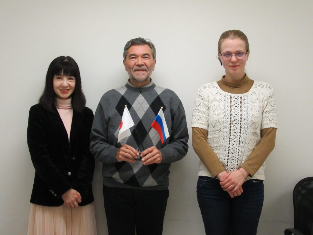 極東連邦総合大学　タギル・フジヤートフ国際経済学部教授が来学