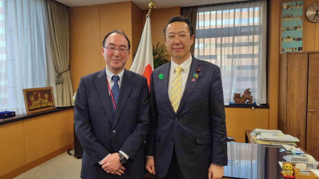 黒田達也学長が木原稔内閣官房長官と面会しました