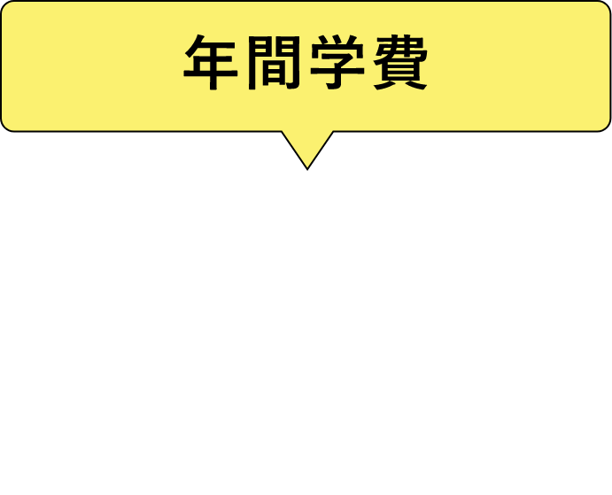 年間学費25万円