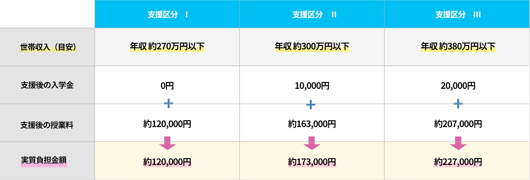 年間授業料25万円