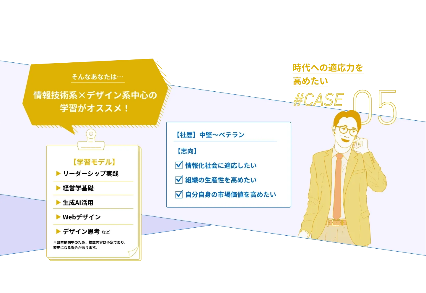 時代への適応力を高めたい#CASE05